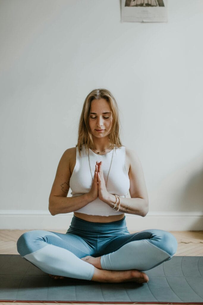 pexels-photo-3094215-3094215 Woman Doing Yoga Inside A Room